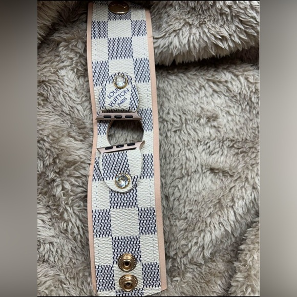 Authentic Louis Vuitton up-cycled Apple Watch Band - Picture 4 of 6